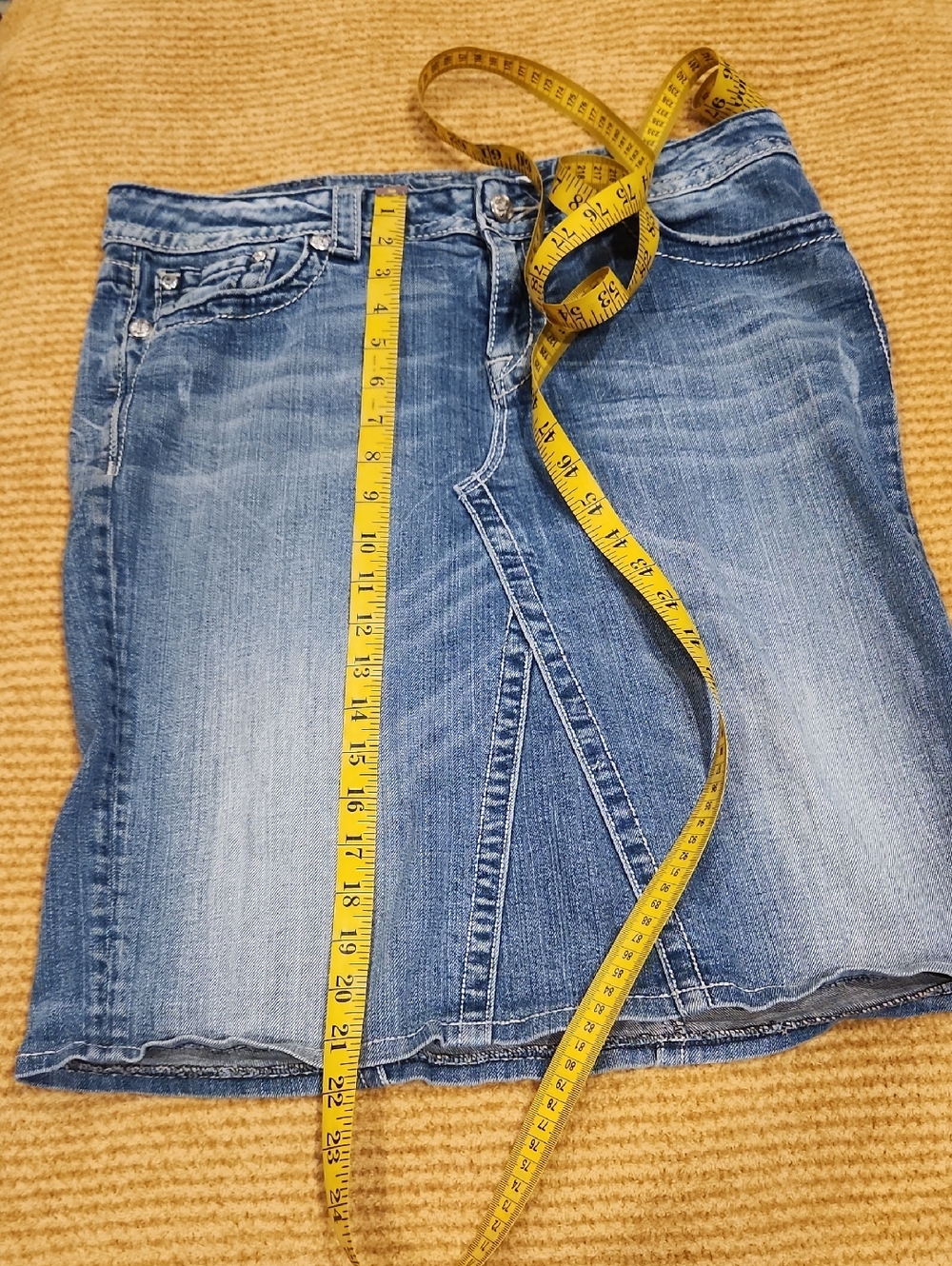 Miss Me Boot Jean Skirt Size 34